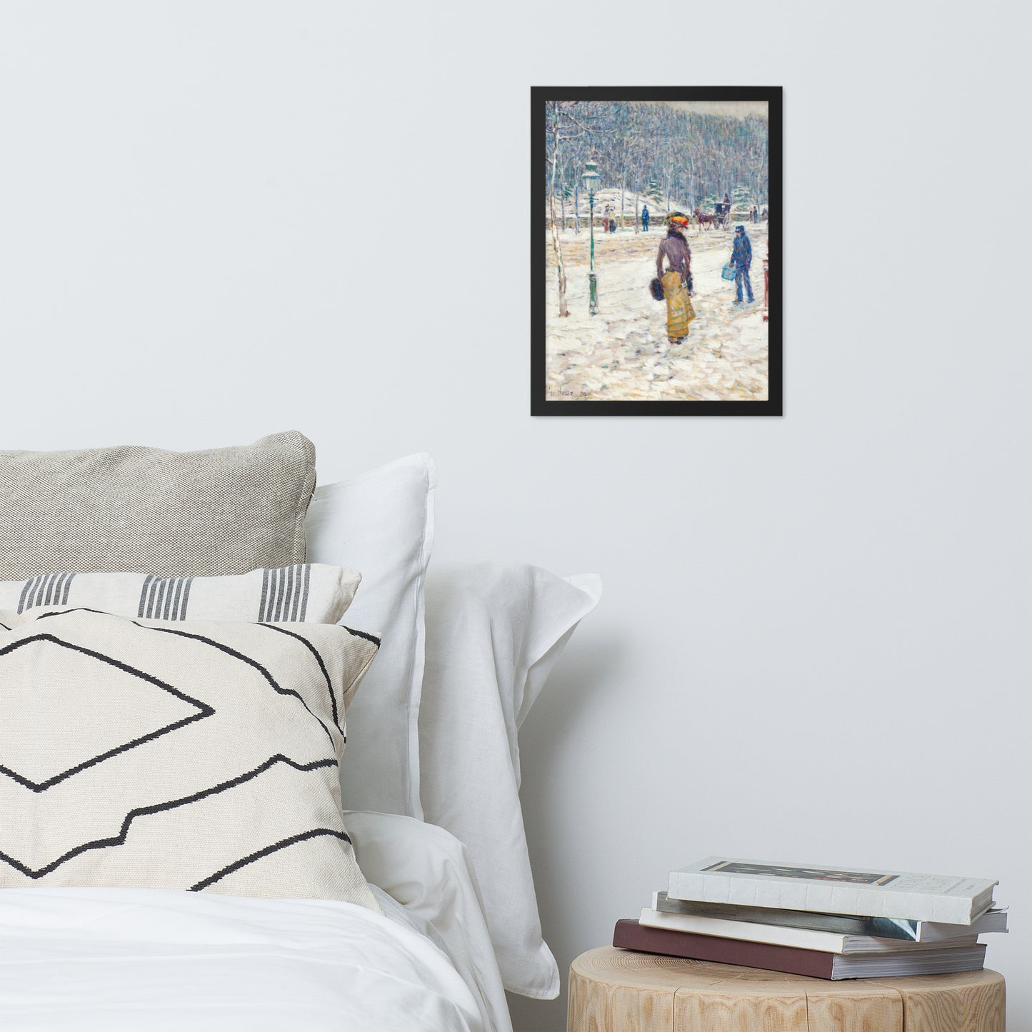 New York Street by Frederick Childe Hassam