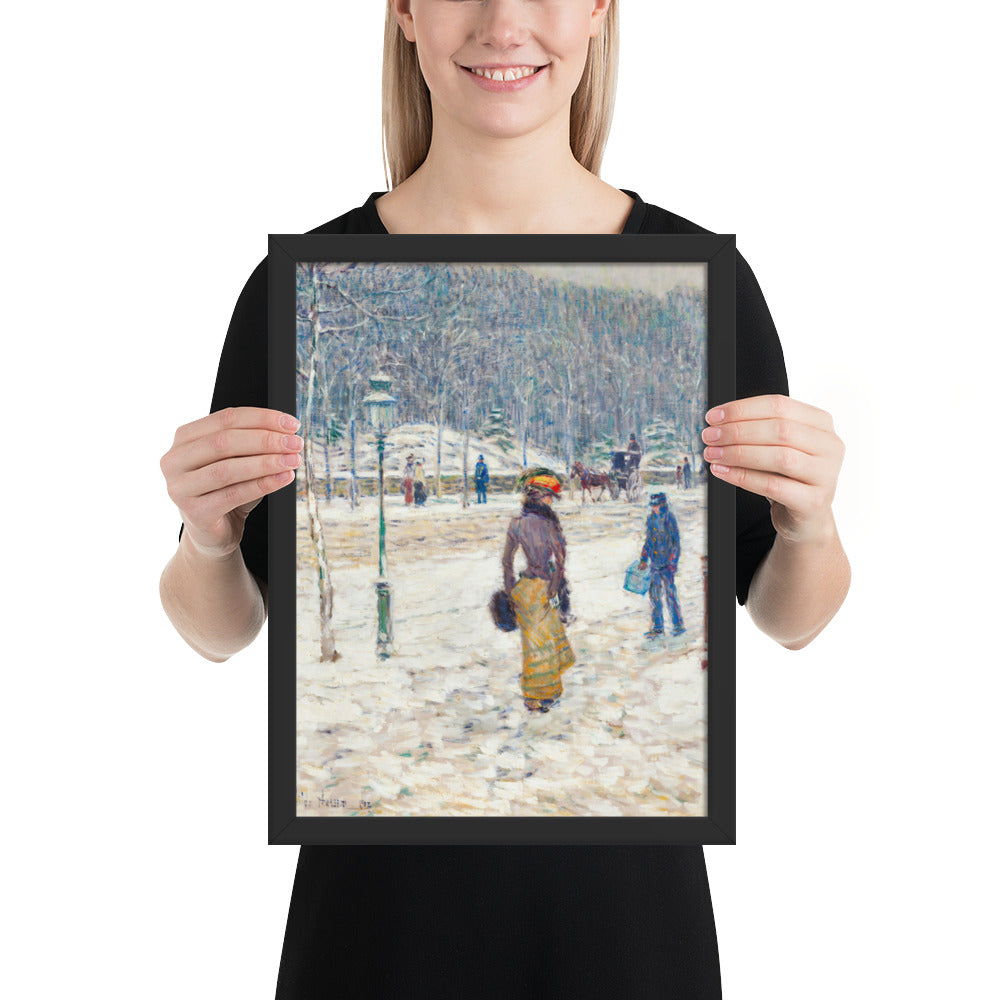 New York Street by Frederick Childe Hassam