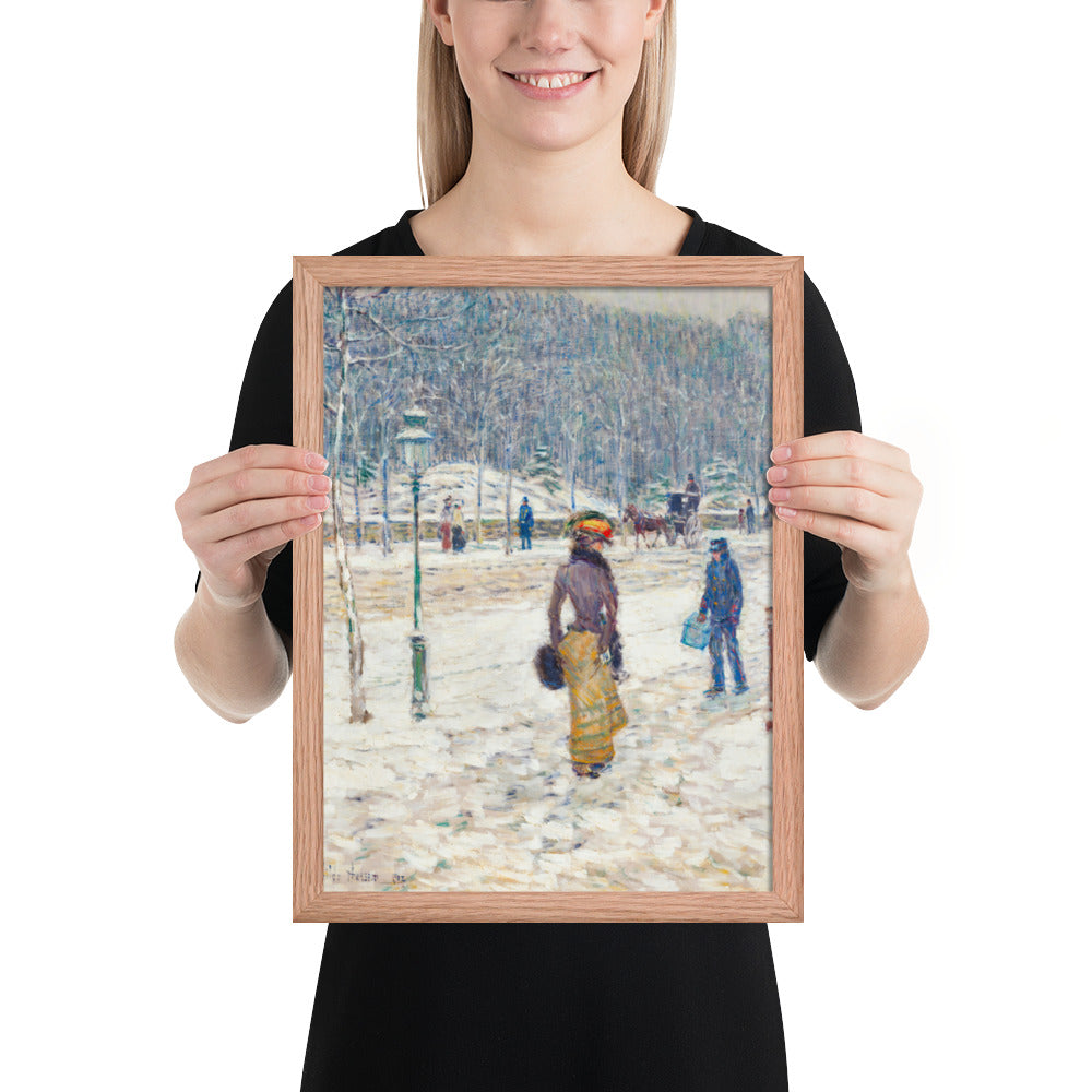 New York Street by Frederick Childe Hassam