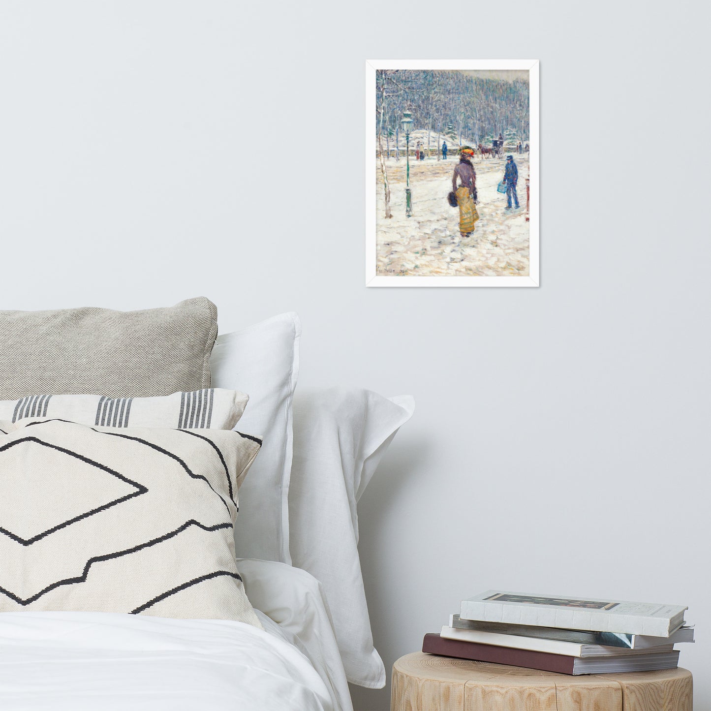 New York Street by Frederick Childe Hassam