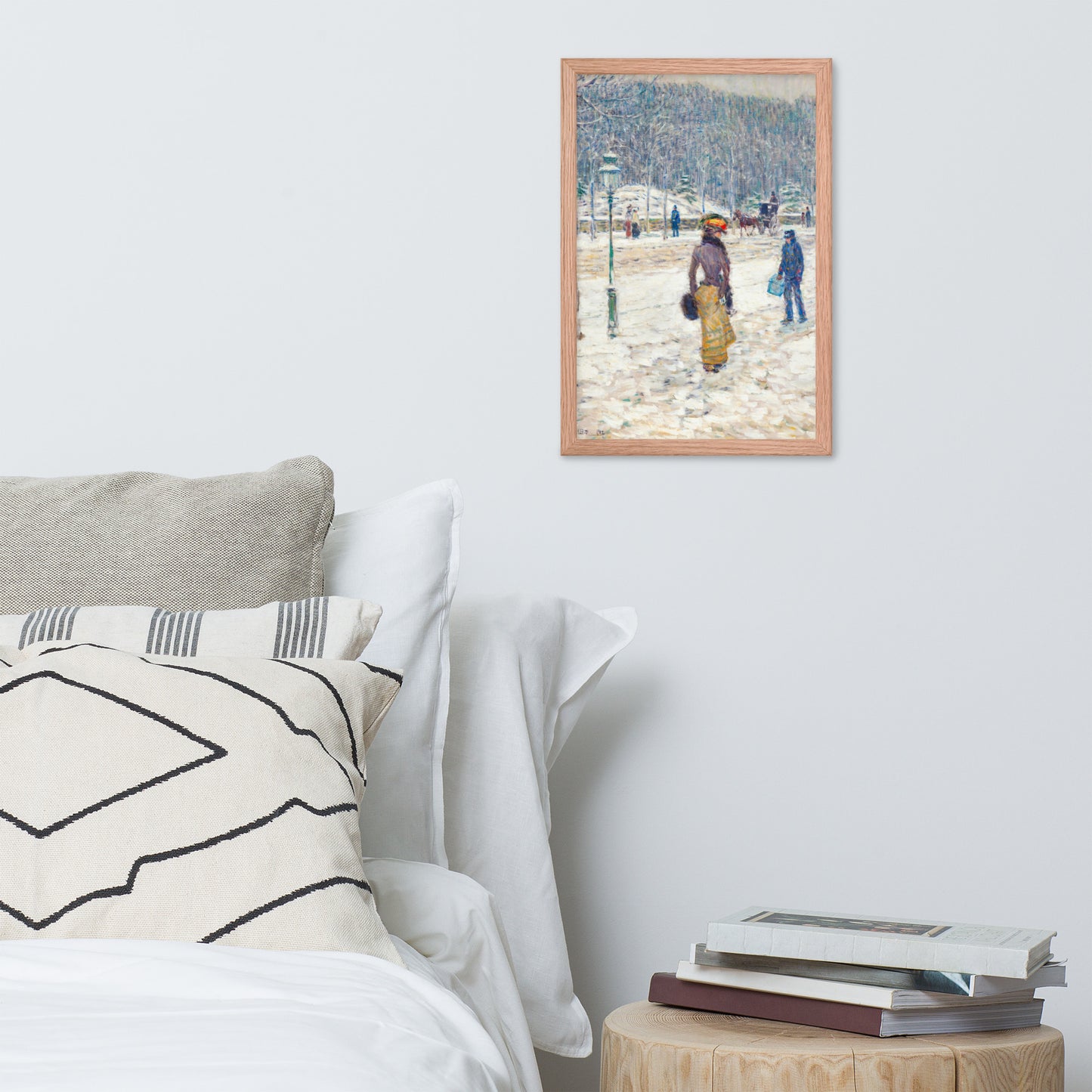 New York Street by Frederick Childe Hassam