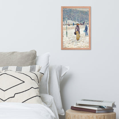 New York Street by Frederick Childe Hassam