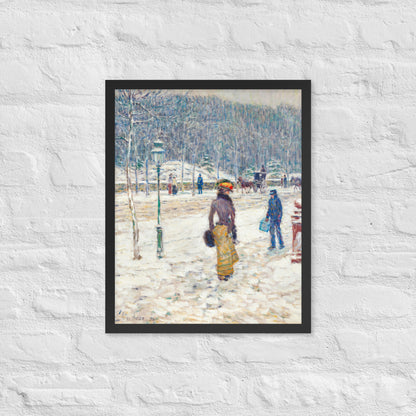 New York Street by Frederick Childe Hassam