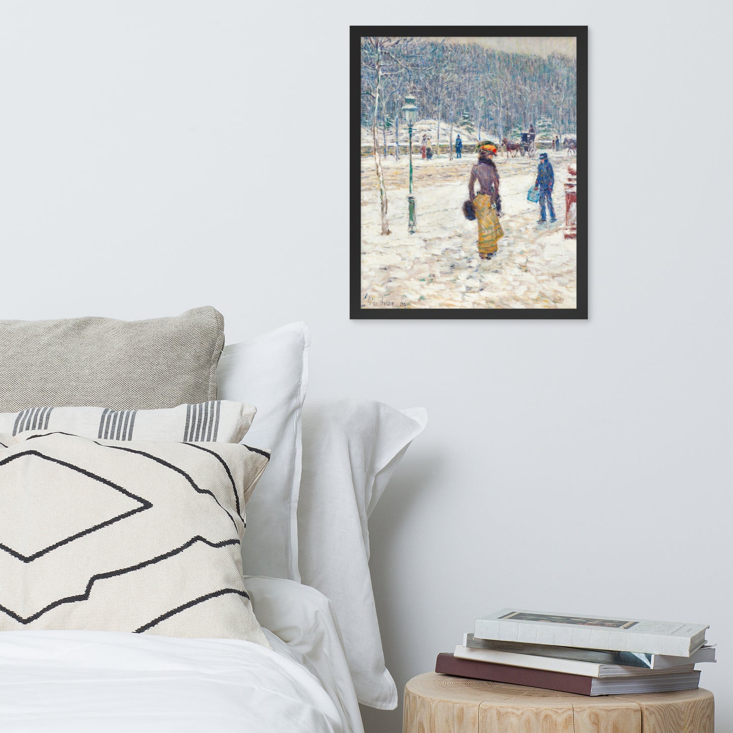 New York Street by Frederick Childe Hassam