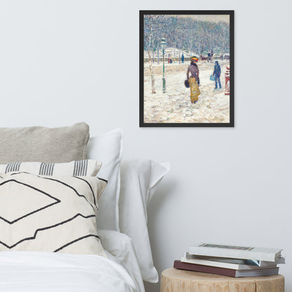 New York Street by Frederick Childe Hassam