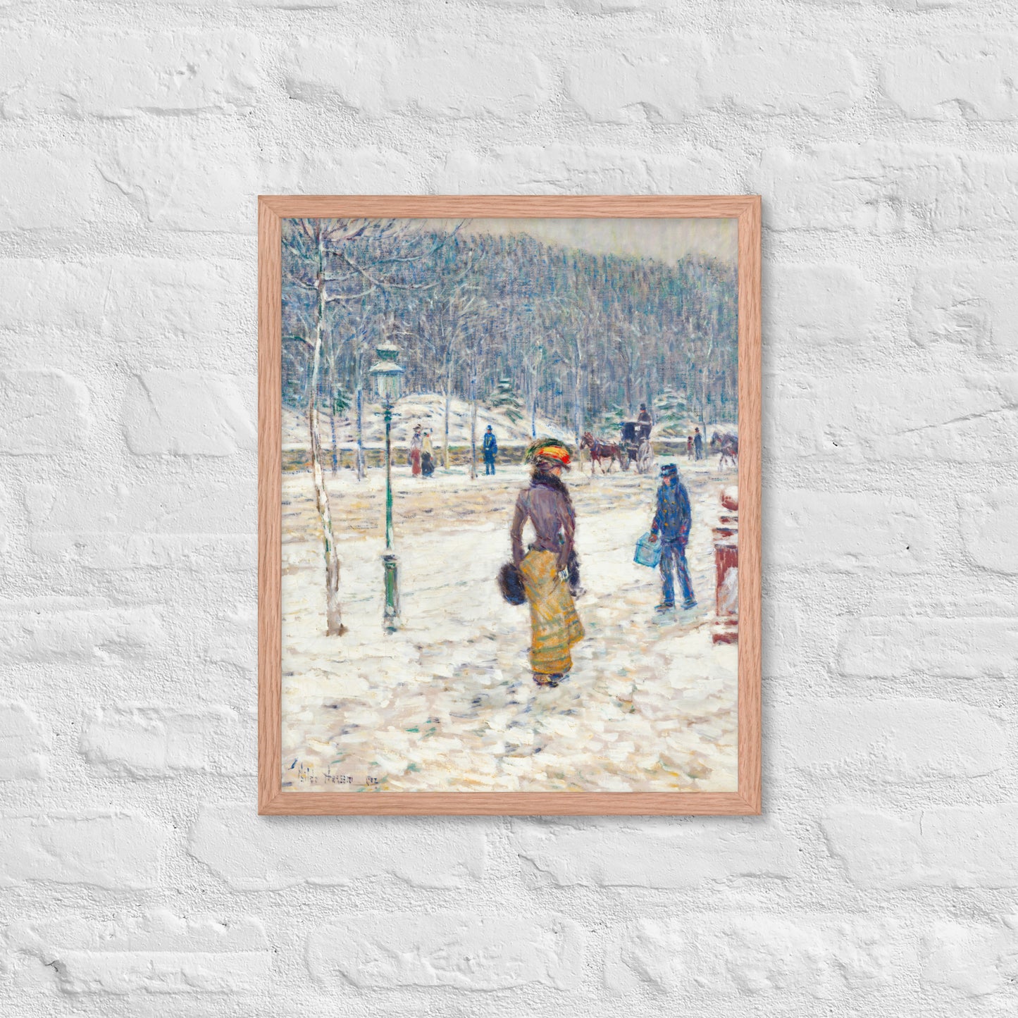 New York Street by Frederick Childe Hassam