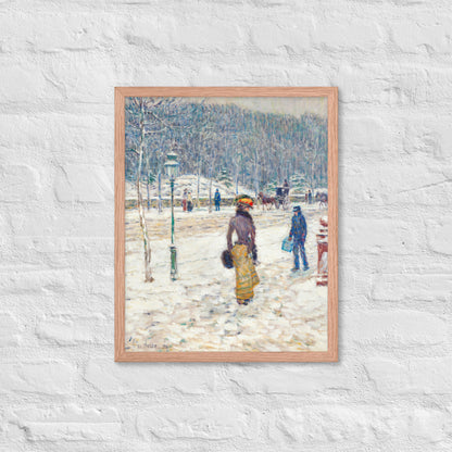 New York Street by Frederick Childe Hassam