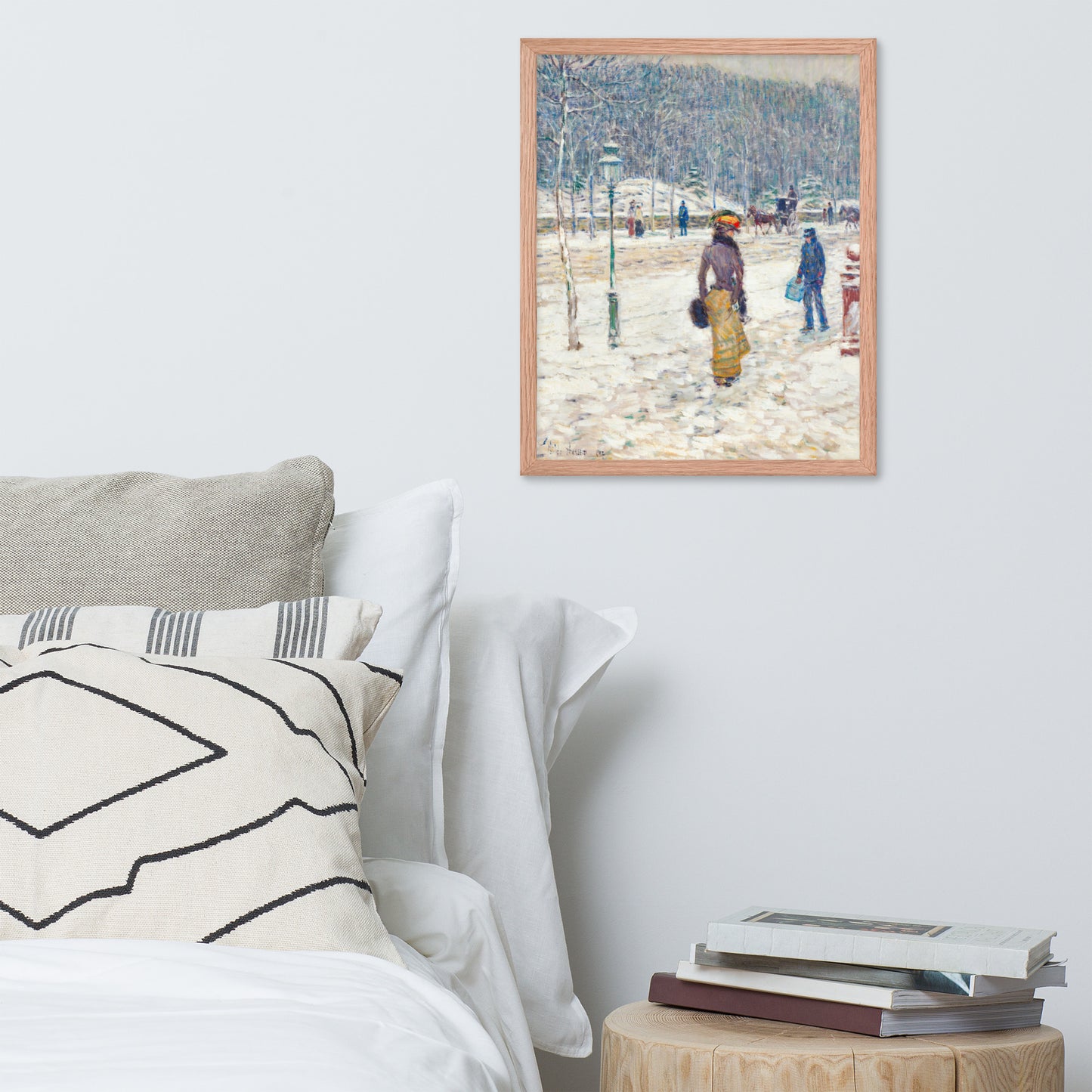 New York Street by Frederick Childe Hassam