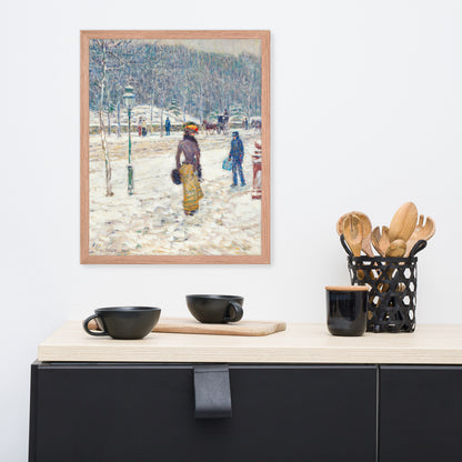 New York Street by Frederick Childe Hassam