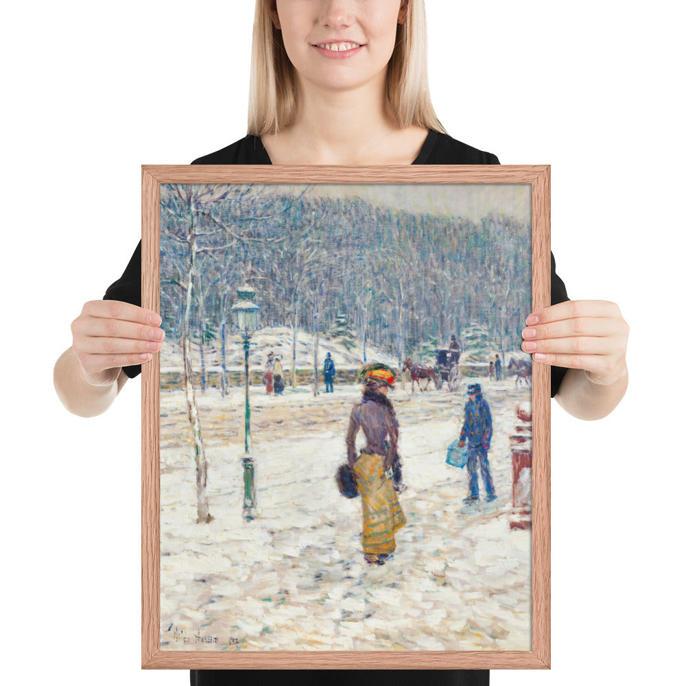 New York Street by Frederick Childe Hassam