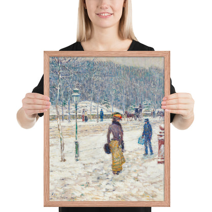 New York Street by Frederick Childe Hassam