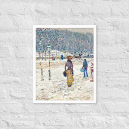 New York Street by Frederick Childe Hassam