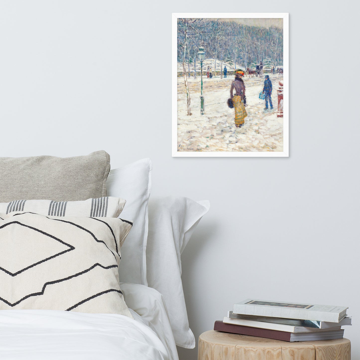 New York Street by Frederick Childe Hassam