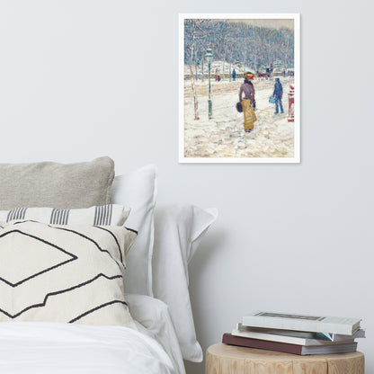 New York Street by Frederick Childe Hassam