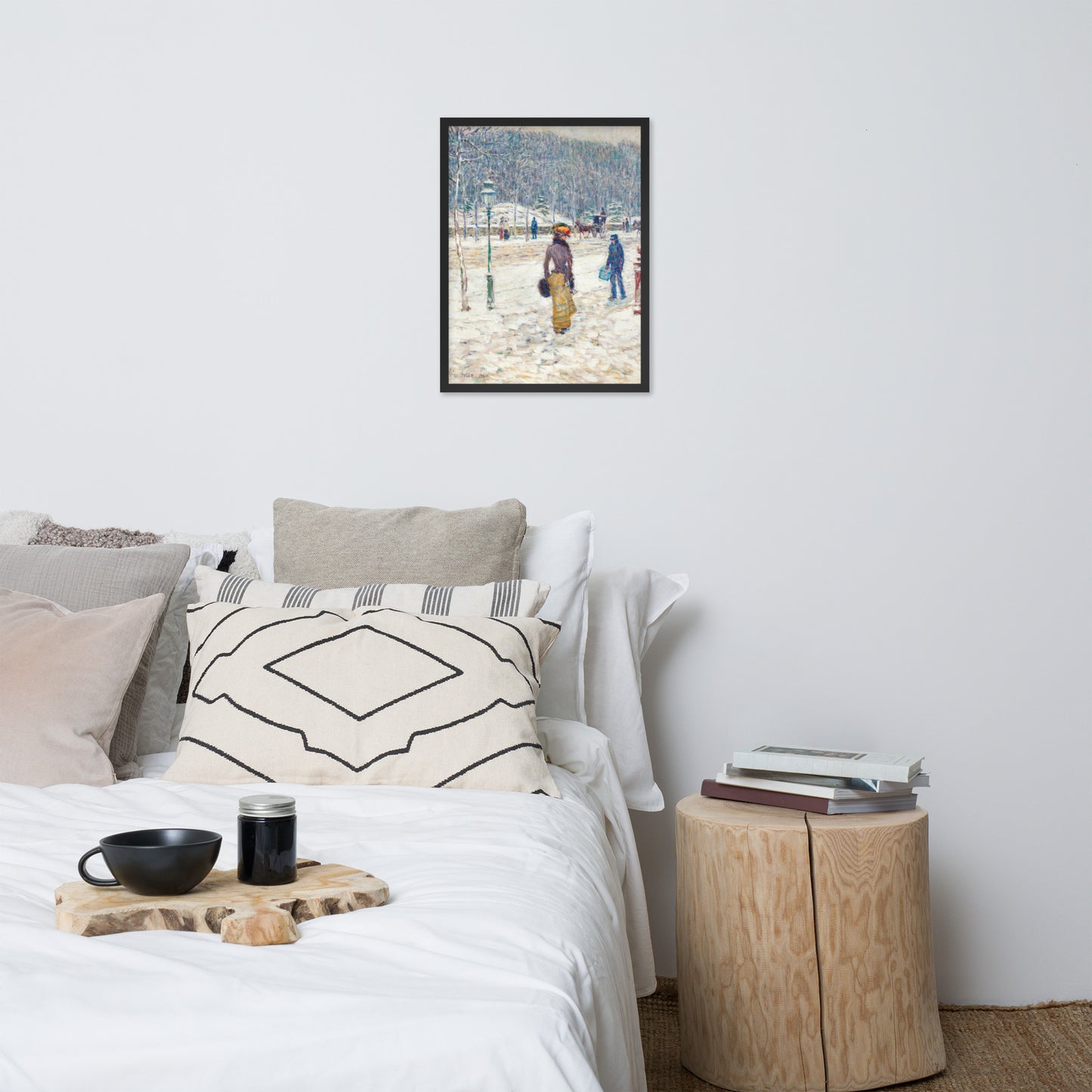 New York Street by Frederick Childe Hassam