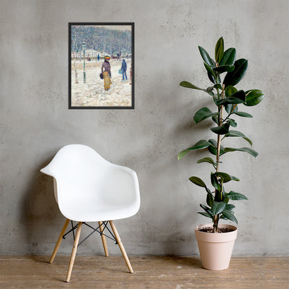 New York Street by Frederick Childe Hassam