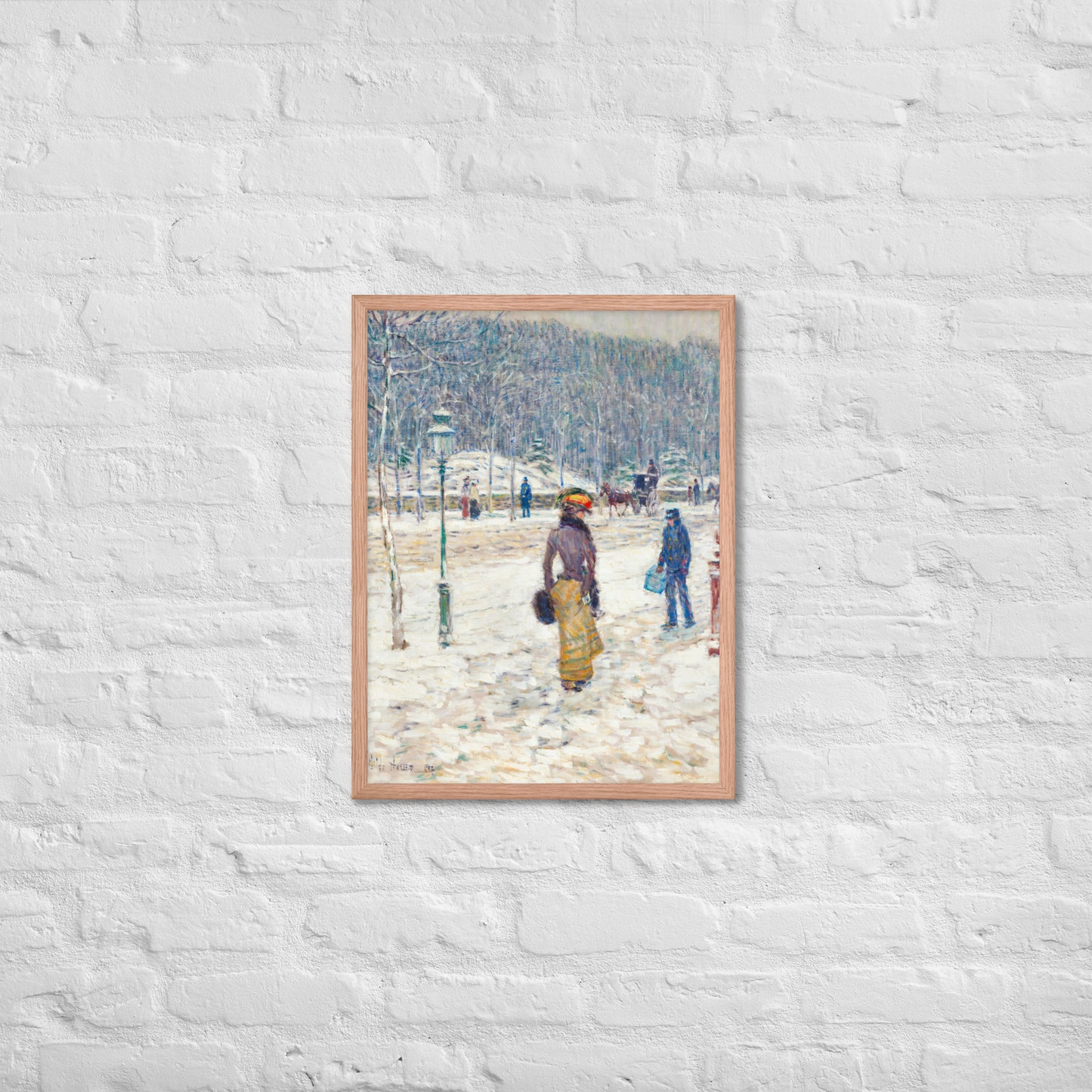 New York Street by Frederick Childe Hassam