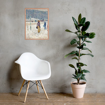 New York Street by Frederick Childe Hassam