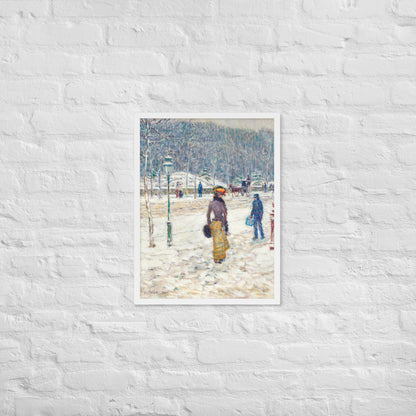 New York Street by Frederick Childe Hassam