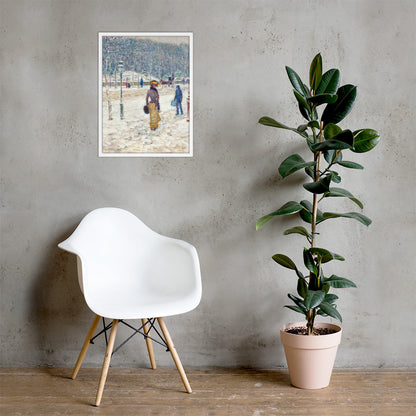 New York Street by Frederick Childe Hassam