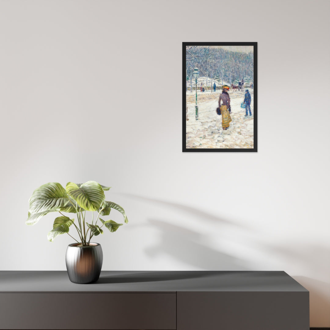 New York Street by Frederick Childe Hassam