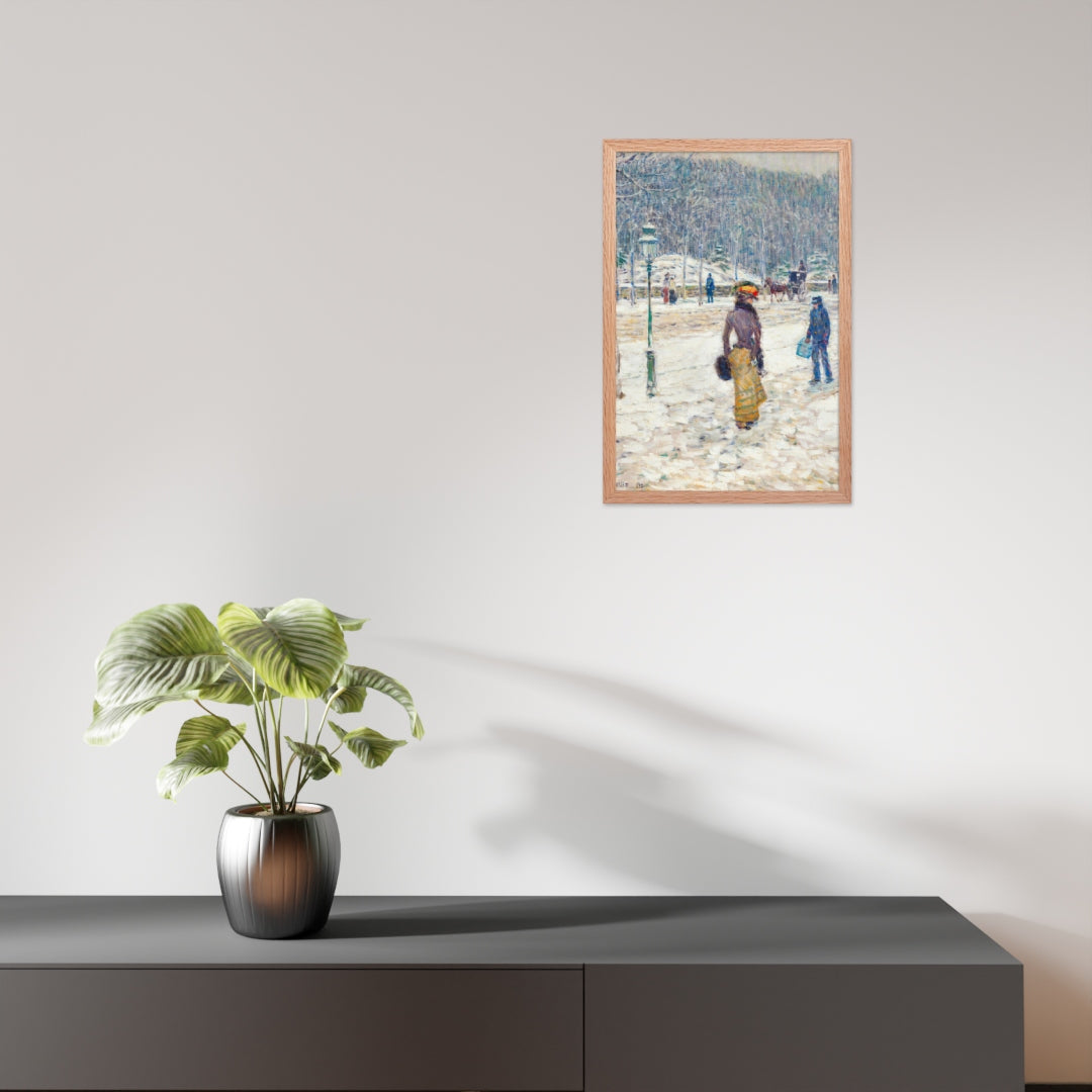 New York Street by Frederick Childe Hassam