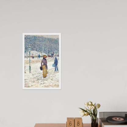 New York Street by Frederick Childe Hassam