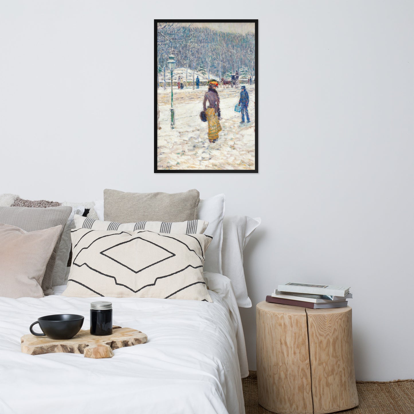 New York Street by Frederick Childe Hassam