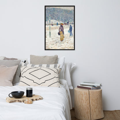 New York Street by Frederick Childe Hassam