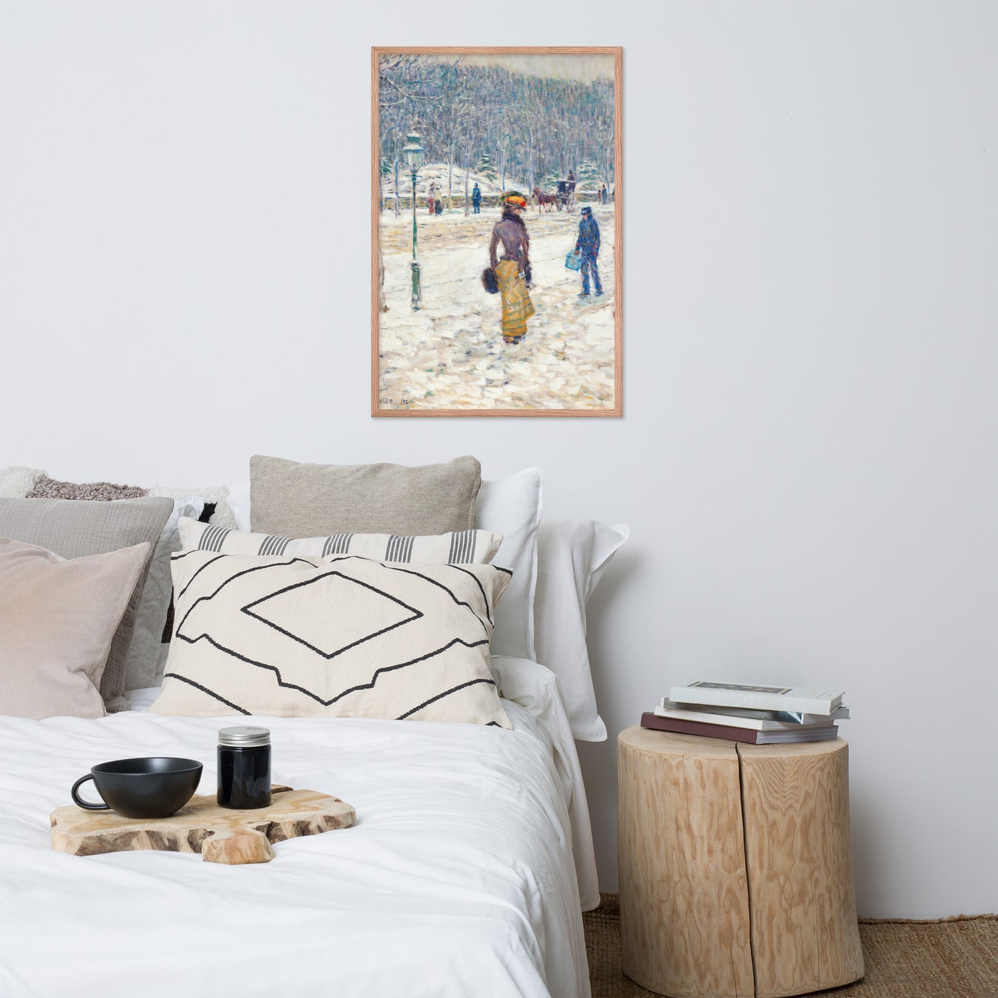 New York Street by Frederick Childe Hassam