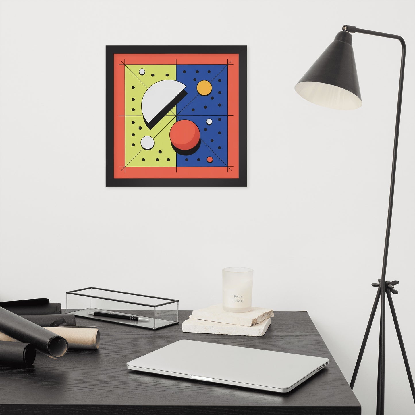 Quadrant Echo - Geometric Art