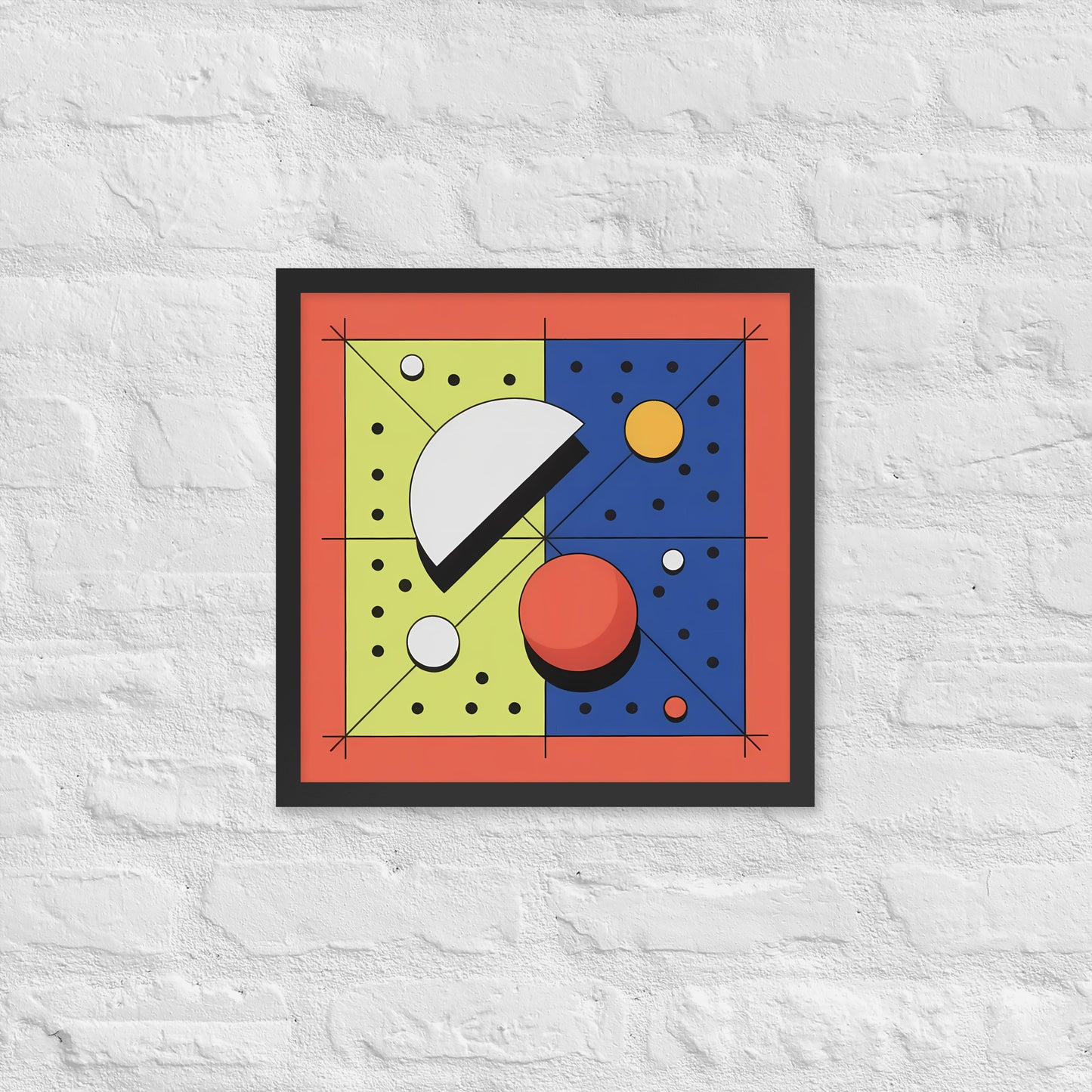 Quadrant Echo - Geometric Art