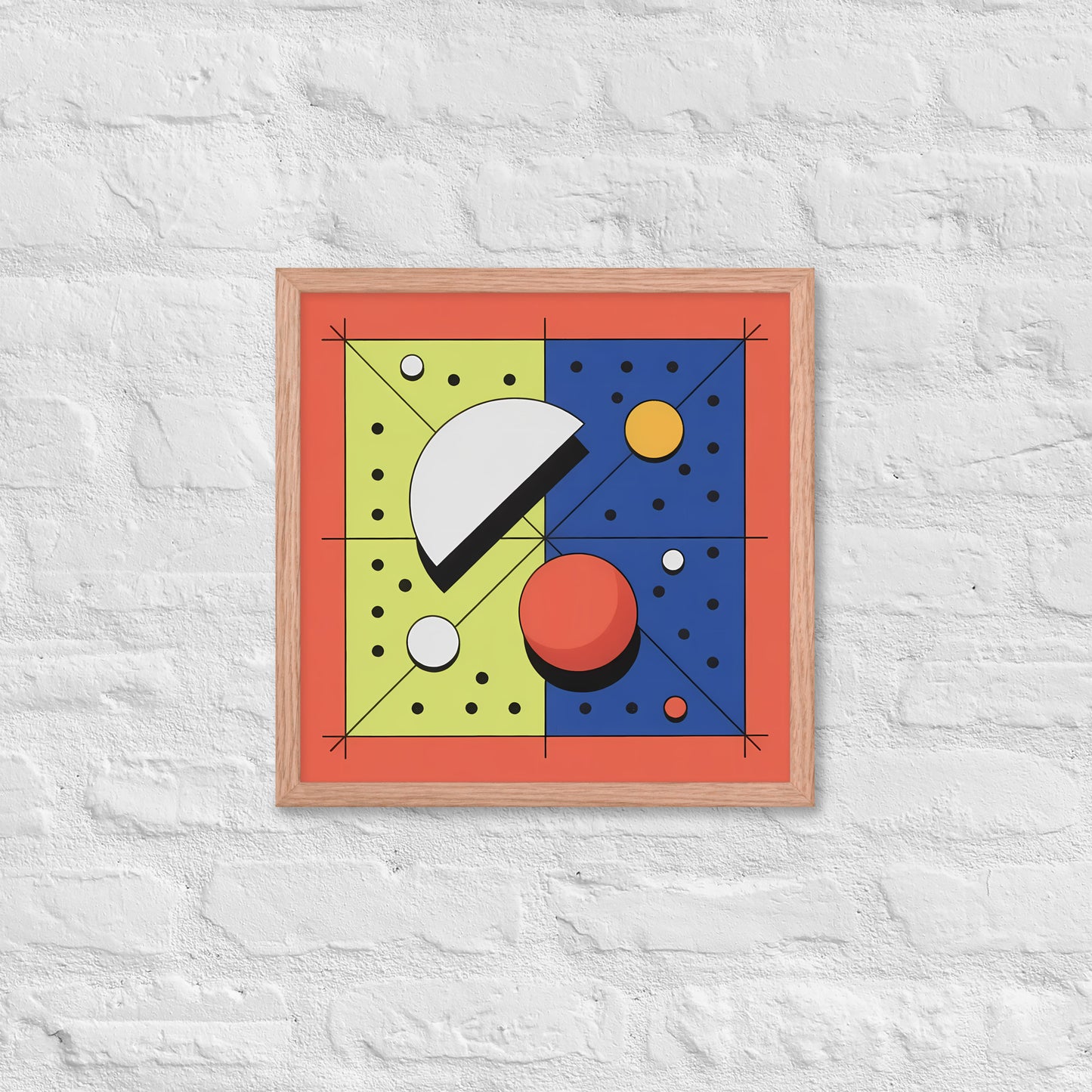 Quadrant Echo - Geometric Art