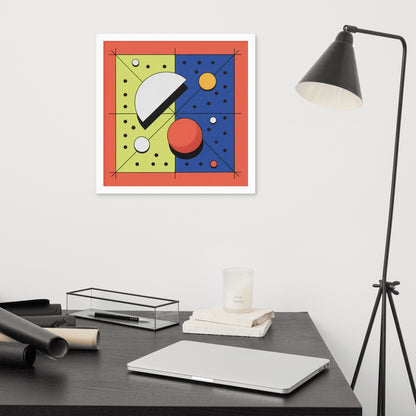 Quadrant Echo - Geometric Art