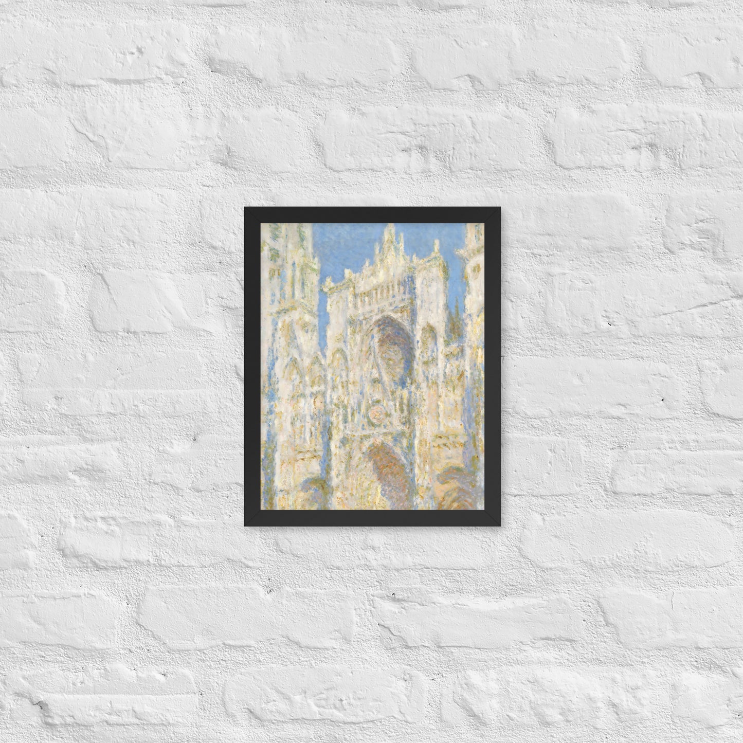 Rouen Cathedral; The Portal (Sunlight) by Claude Monet