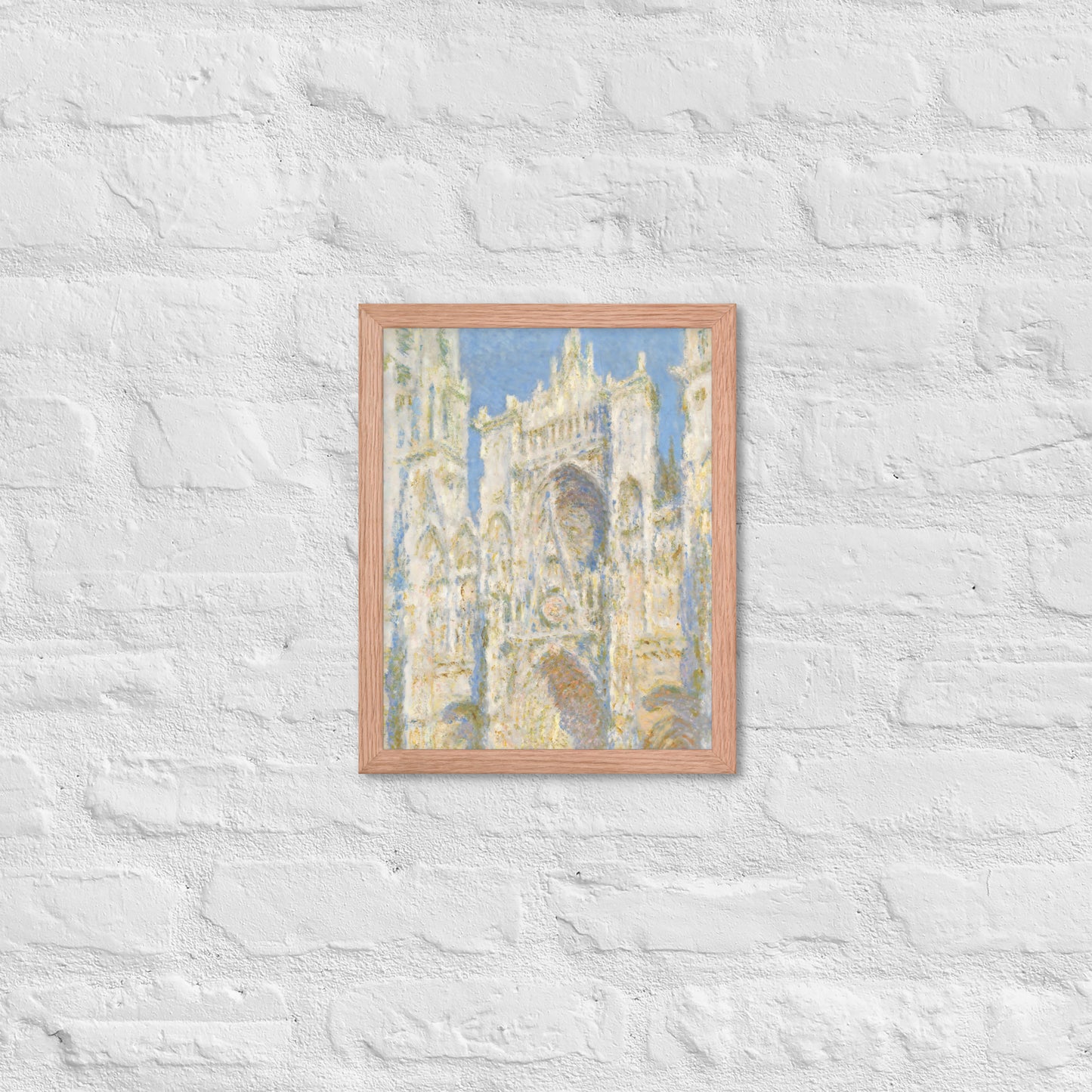 Rouen Cathedral; The Portal (Sunlight) by Claude Monet