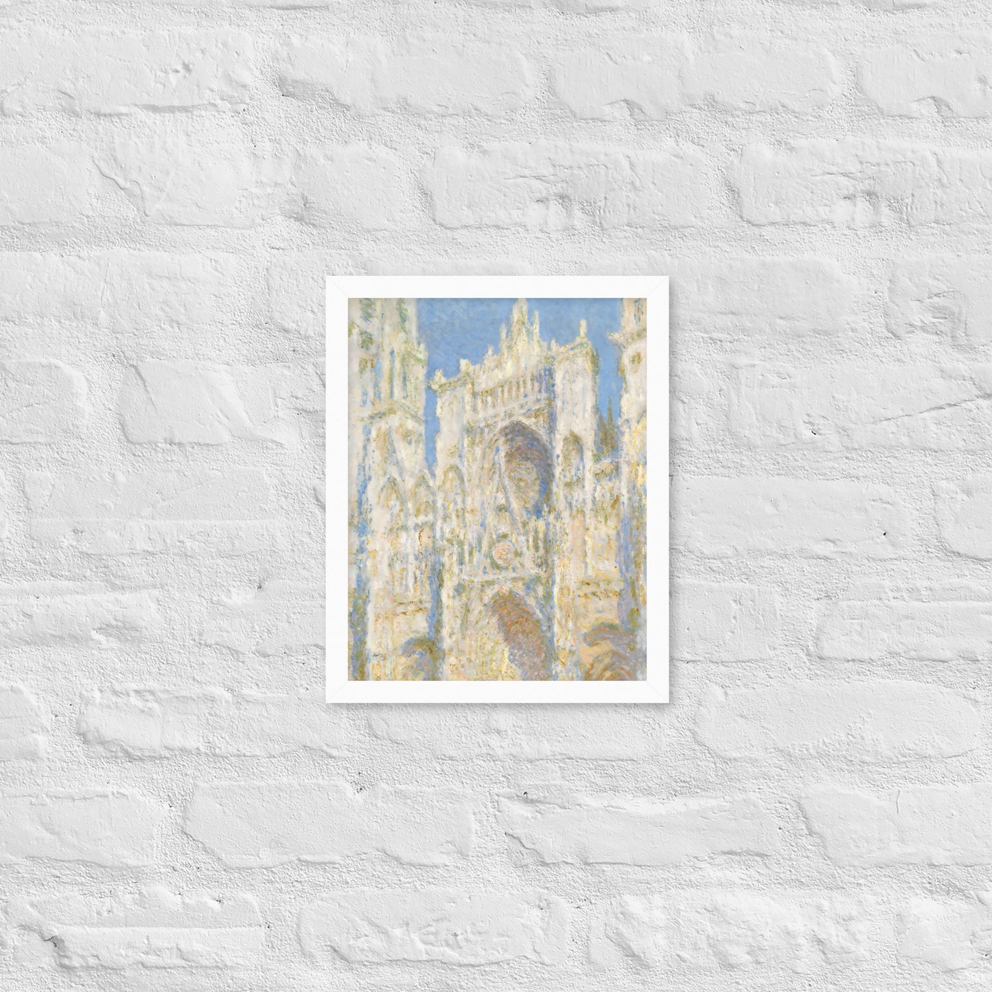 Rouen Cathedral; The Portal (Sunlight) by Claude Monet