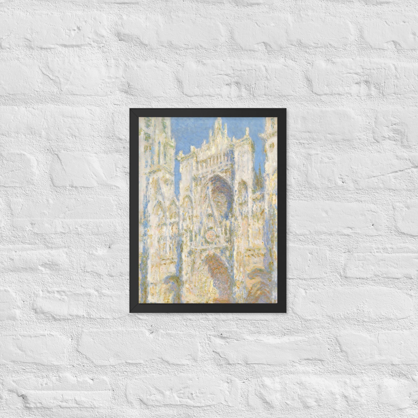 Rouen Cathedral; The Portal (Sunlight) by Claude Monet