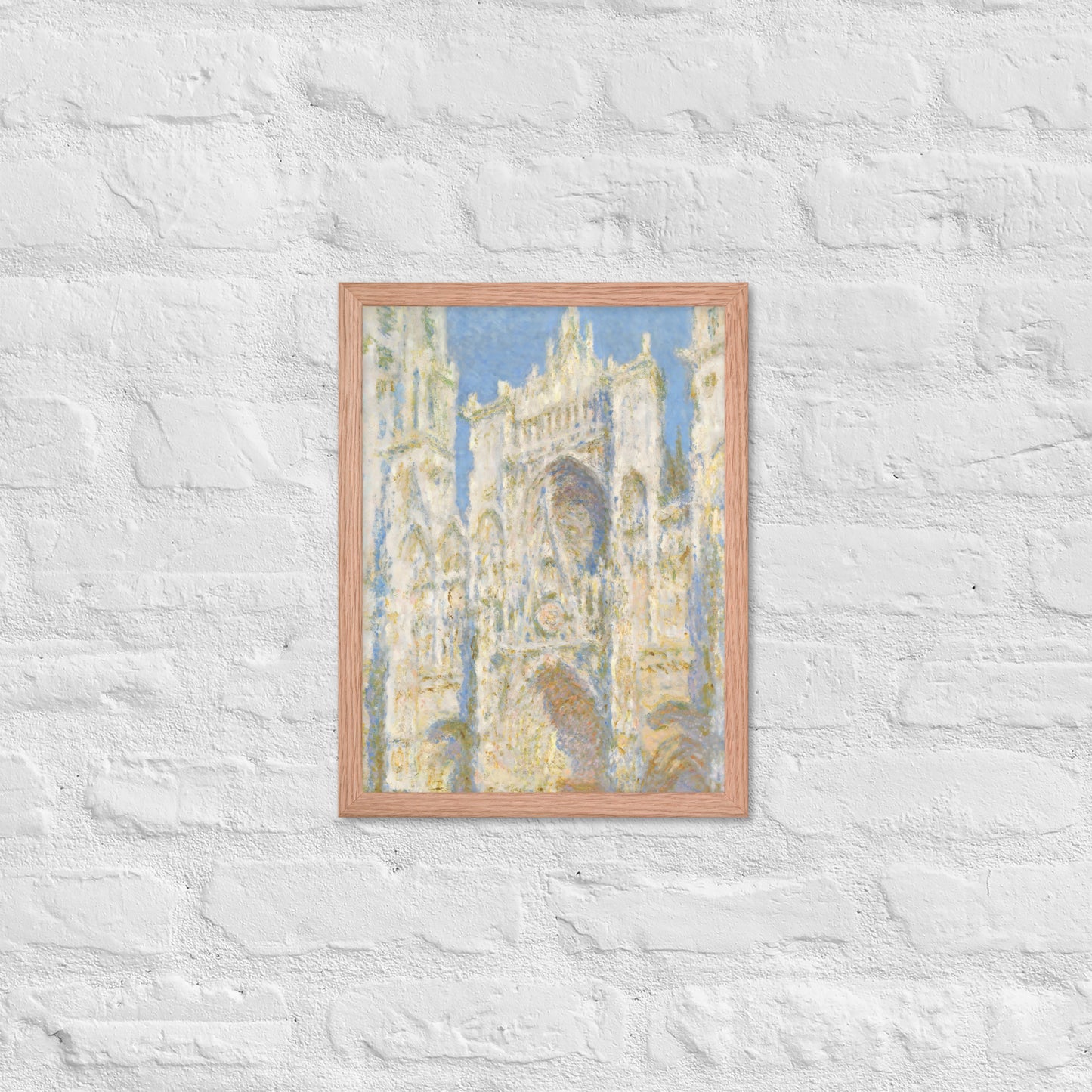 Rouen Cathedral; The Portal (Sunlight) by Claude Monet