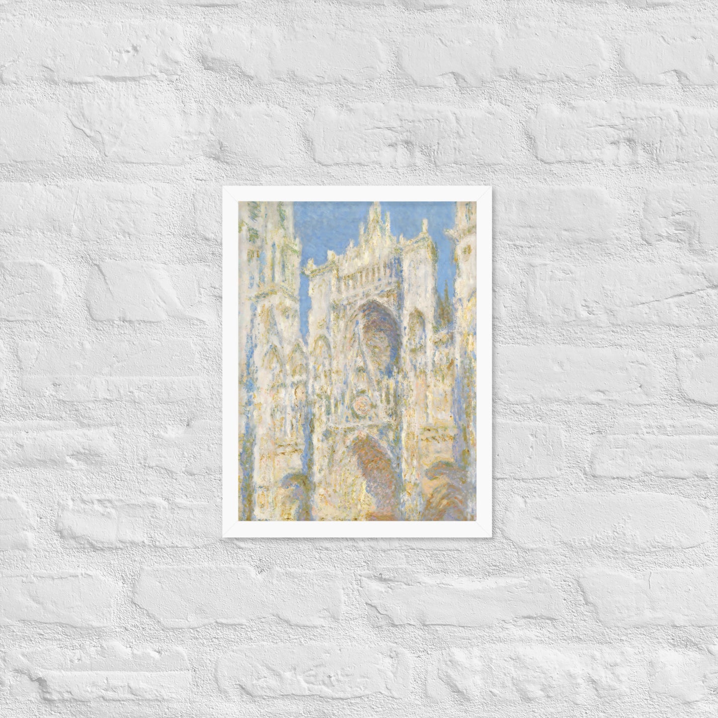 Rouen Cathedral; The Portal (Sunlight) by Claude Monet