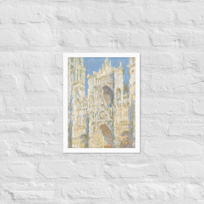 Rouen Cathedral; The Portal (Sunlight) by Claude Monet