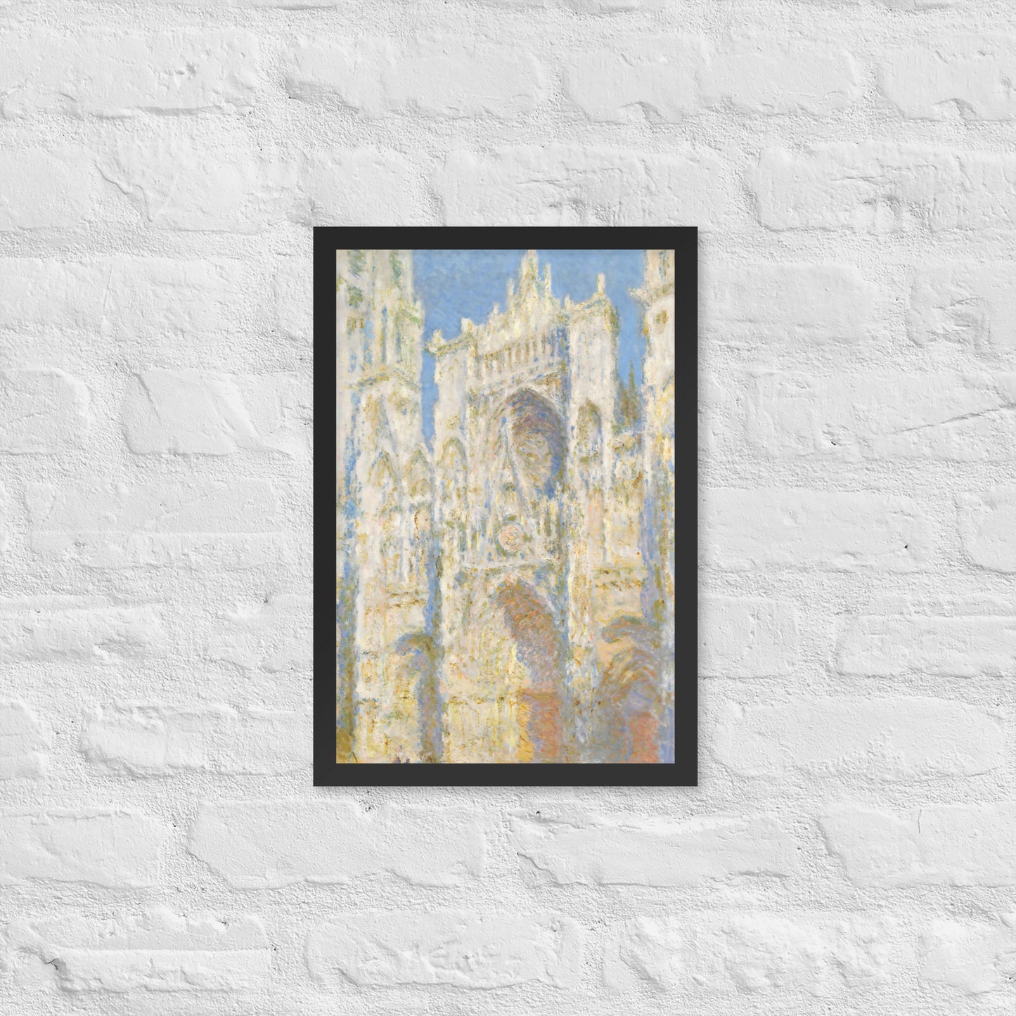 Rouen Cathedral; The Portal (Sunlight) by Claude Monet