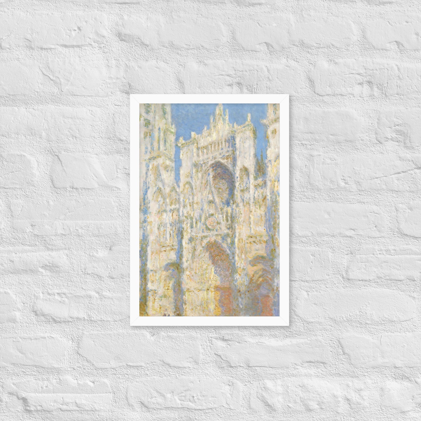 Rouen Cathedral; The Portal (Sunlight) by Claude Monet
