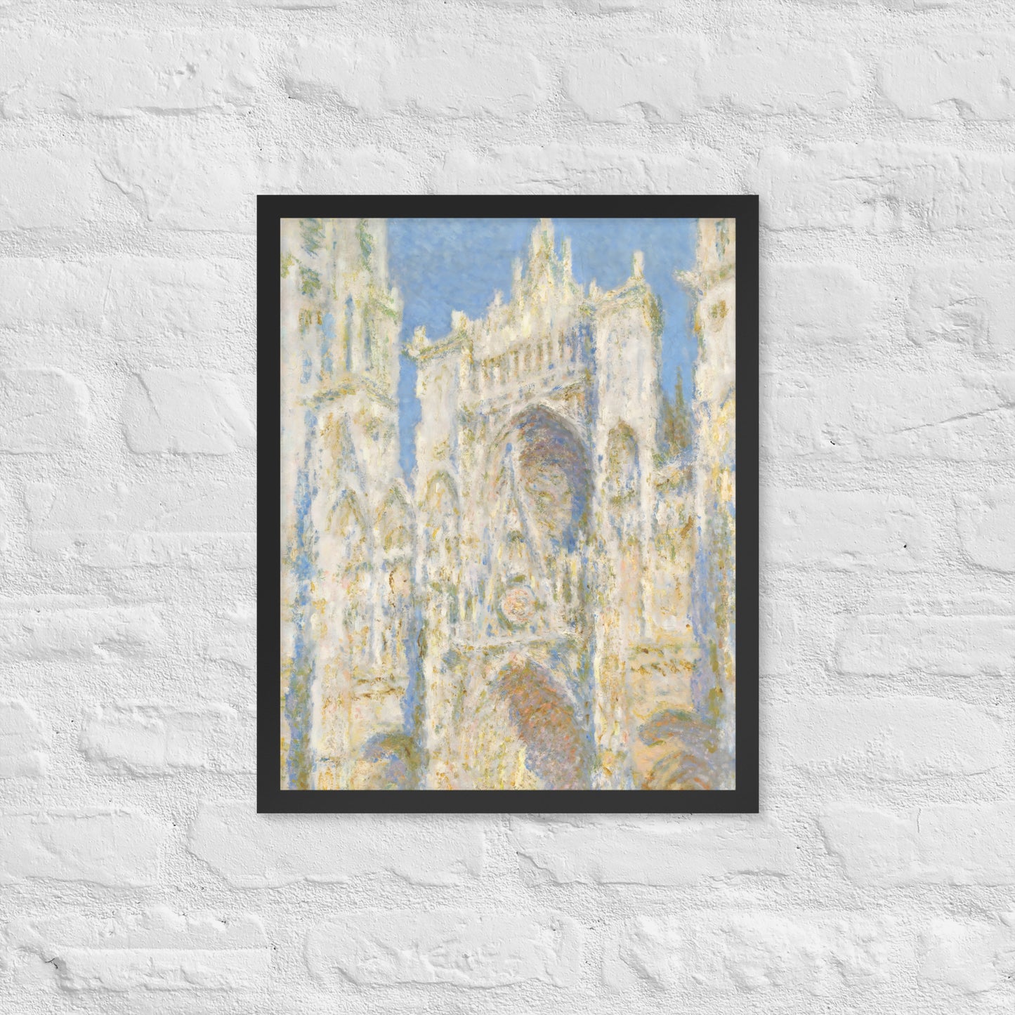 Rouen Cathedral; The Portal (Sunlight) by Claude Monet