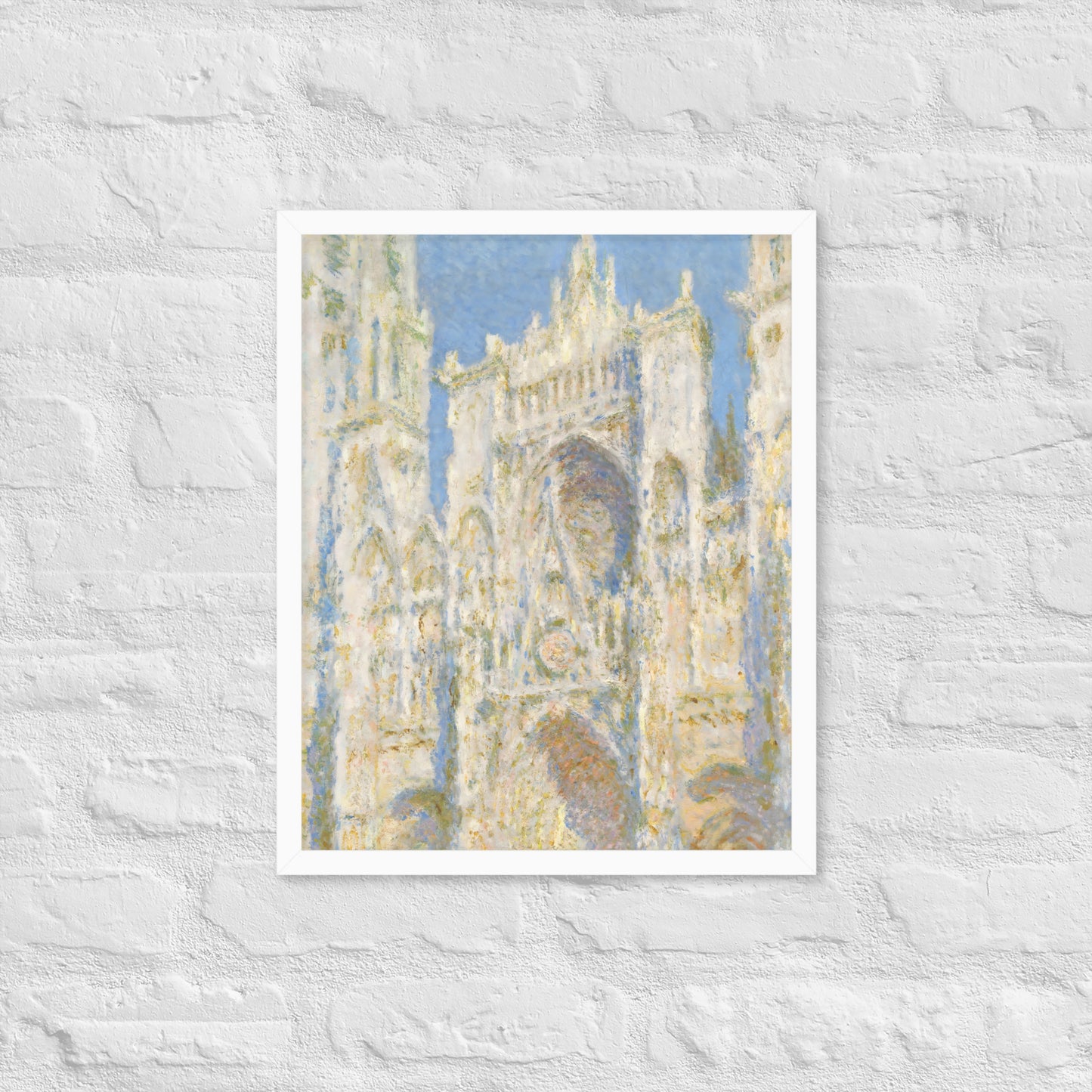 Rouen Cathedral; The Portal (Sunlight) by Claude Monet