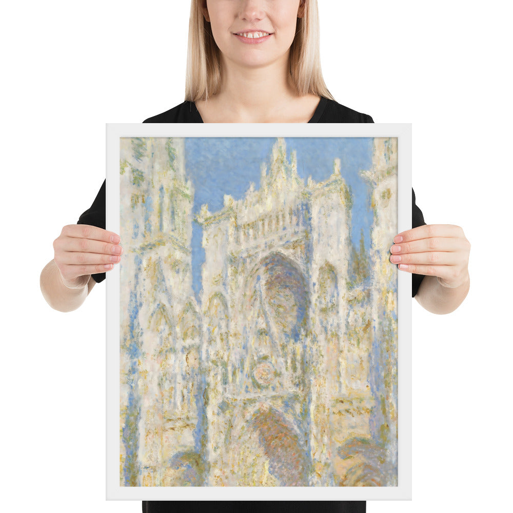 Rouen Cathedral; The Portal (Sunlight) by Claude Monet