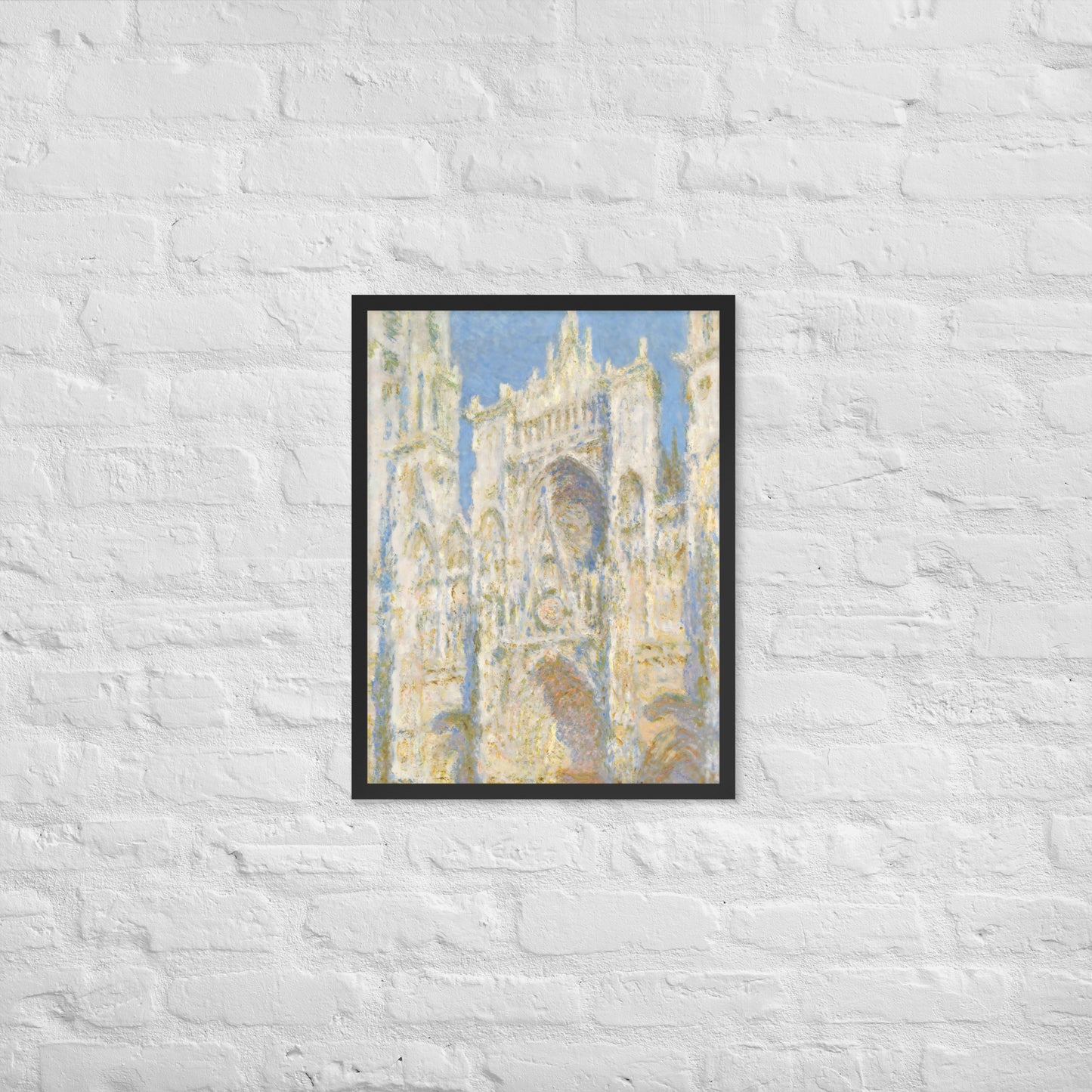 Rouen Cathedral; The Portal (Sunlight) by Claude Monet