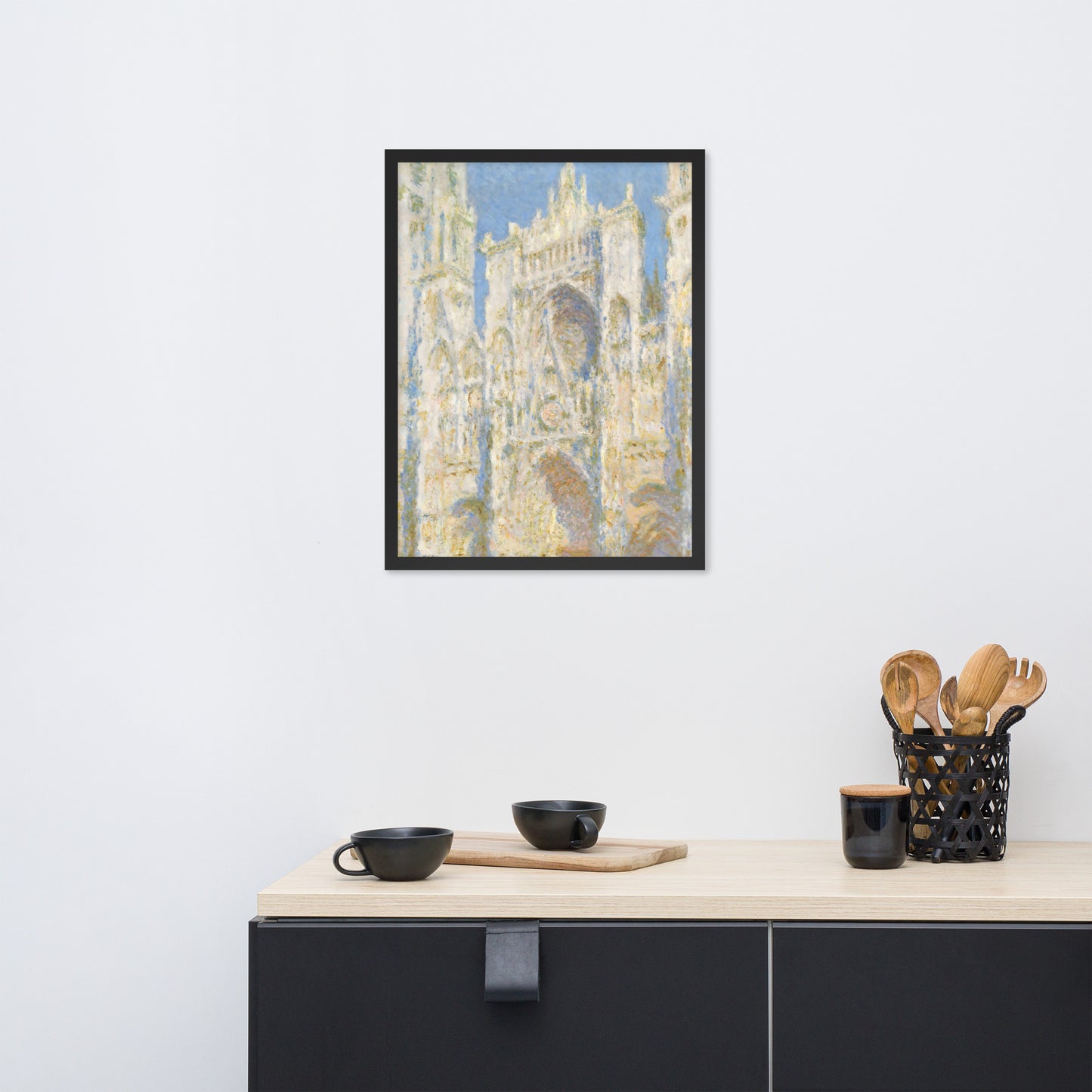 Rouen Cathedral; The Portal (Sunlight) by Claude Monet