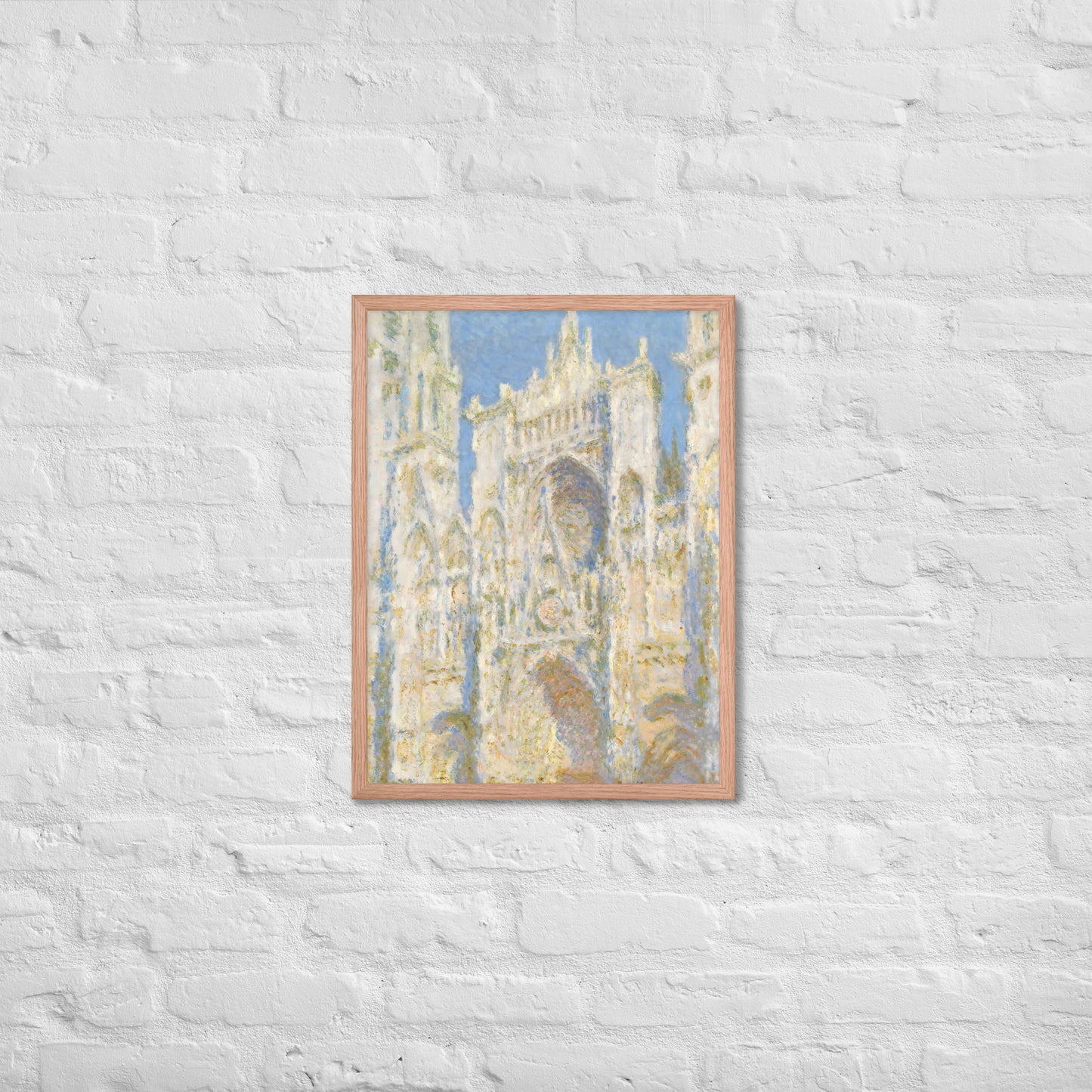 Rouen Cathedral; The Portal (Sunlight) by Claude Monet