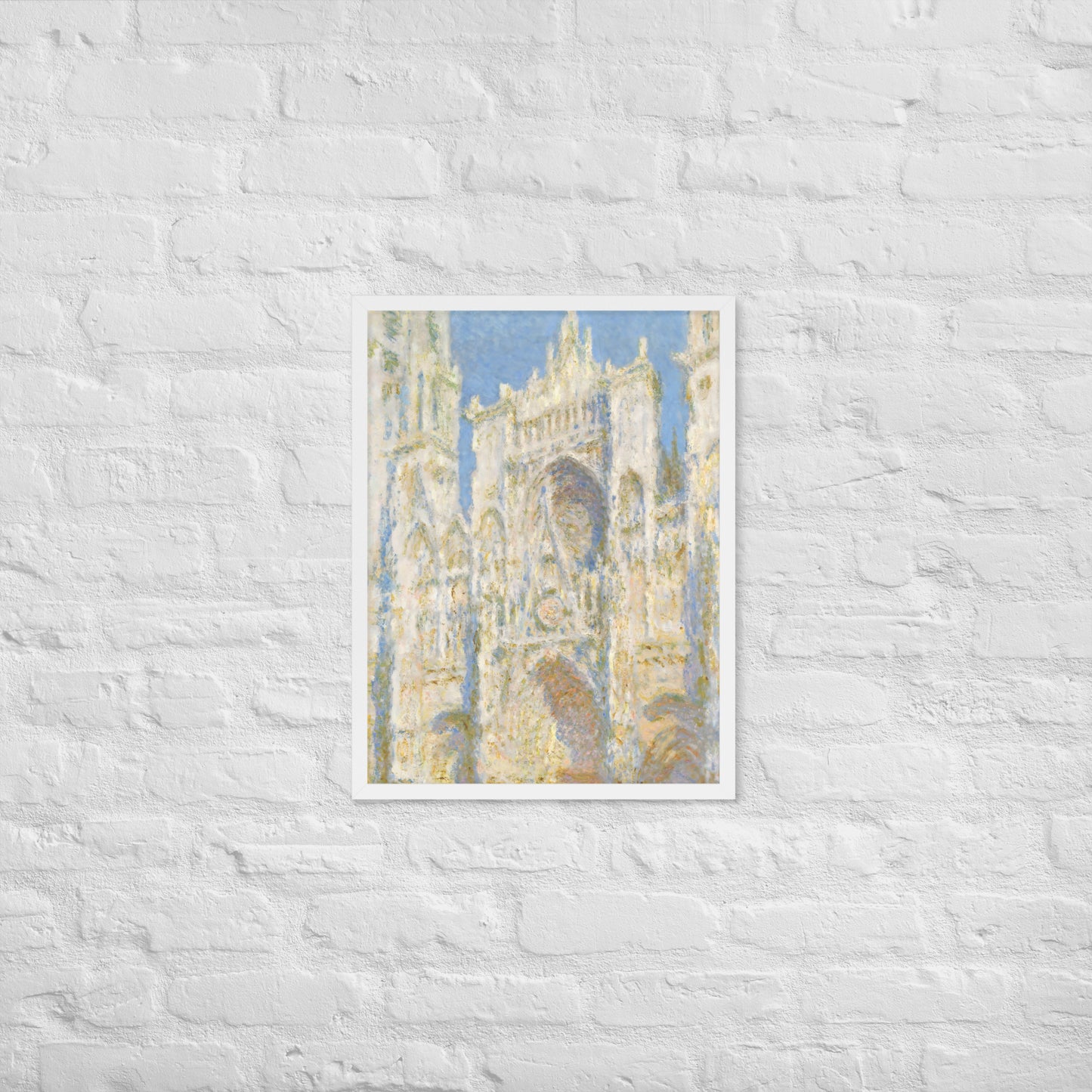 Rouen Cathedral; The Portal (Sunlight) by Claude Monet